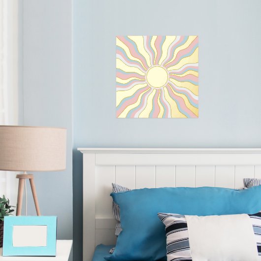 Impressions Dorure Boho Wavy Sun Rays Retro Design (In situ (chambre))