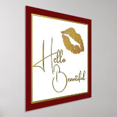 Impressions Dorure Bonjour Belles lèvres d'or (Poser)