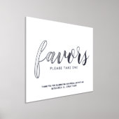 Impressions Dorure Cadeaux de mariage à l'écriture moderne argentés (Poser)