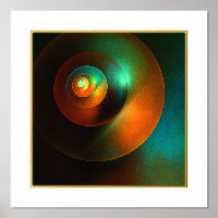 Cercles colorés Motif d'art Abstrait moderne #18