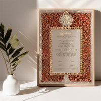 Certificat de Nikkah Mariage Islamique Musulman