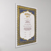Impressions Dorure Certificat de Nikkah Mariage Musulman Islamique (Poser)