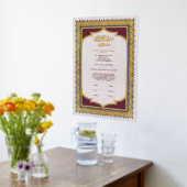 Impressions Dorure Certificat Nikkah Mariage islamique musulman (Couchage (Cuisine))