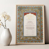 Impressions Dorure Certificat Nikkah Mariage islamique musulman