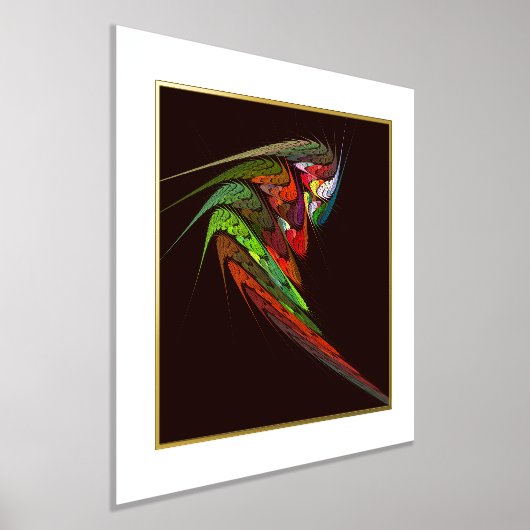 Impressions Dorure Chameleon Art Abstrait (Poser)