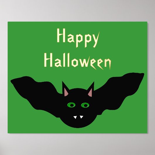 Impressions Dorure Chat Vampire face chauve Halloween personnalisé (Recto)