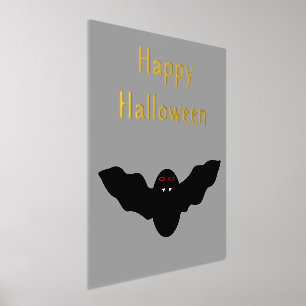 Impressions Dorure Chauve-souris vampire effrayante de Halloween pers