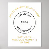 Impressions Dorure Citation du logo du Studio Photographie (Recto)