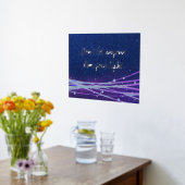 Impressions Dorure Citation Inspiration bleu & violet (Couchage (Cuisine))