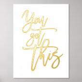 Impressions Dorure Citation Motivationnelle Vous Avez Ce Script Blanc (Recto)