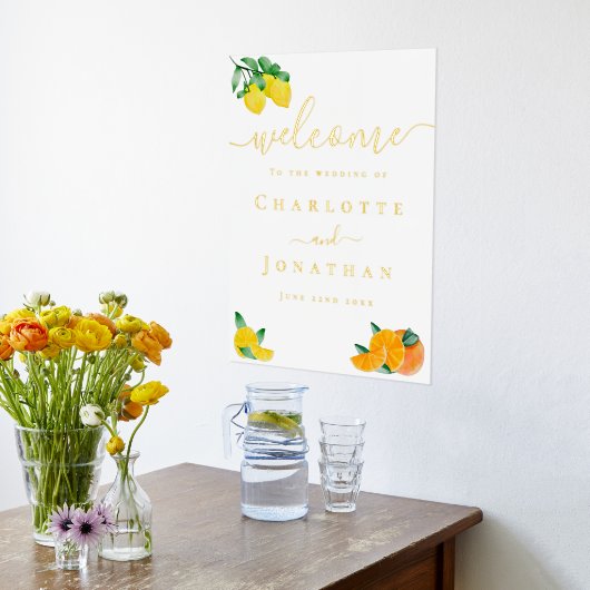 Impressions Dorure Citron et Mariage d'agrumes orange Welcome Gold (Couchage (Cuisine))