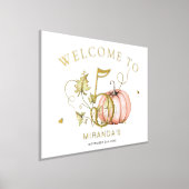 Impressions Dorure Citrouille Automne Numéro d'anniversaire Signal (Poser)