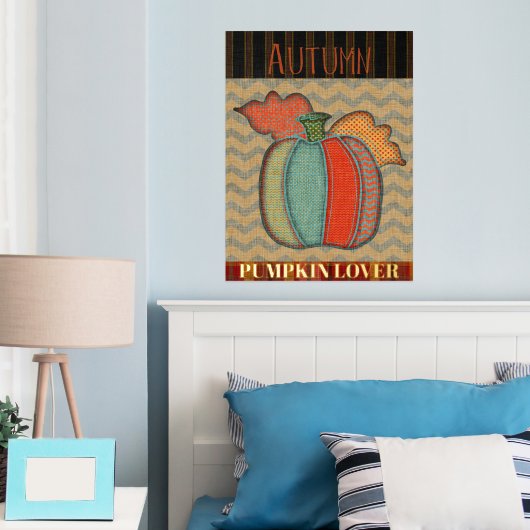 Impressions Dorure Citrouille de Patchwork Lover automne (In situ (chambre))