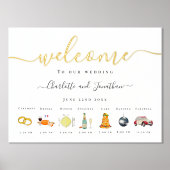 Impressions Dorure Citrus France Mariage Timeline Gold Foil (Recto)