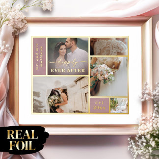 Impressions Dorure Collage de photos de mariage Ophelia Happily Ever