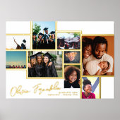 Impressions Dorure Collage Multi Photo Grad School GOLD FRAMES (Recto)