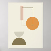 Impressions Dorure Composition géométrique minimaliste moderne 3 (Recto)