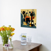 Impressions Dorure Composition géométrique moderne 2 empreintes de fe (Couchage (Cuisine))