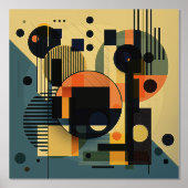 Impressions Dorure Composition géométrique moderne 2 empreintes de fe (Recto)