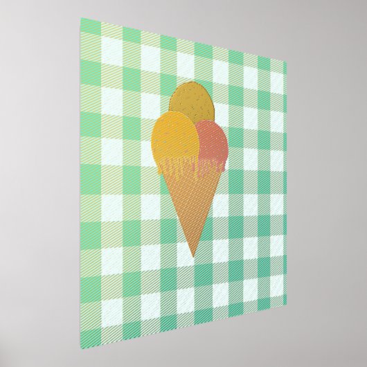 Impressions Dorure cône gaufre crème glacée (Poser)