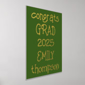 Impressions Dorure Congrès informel Nom du grade 2025 Graduation Gree (Poser)