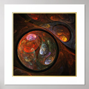 Impressions Dorure Connexion fluide Art Abstrait