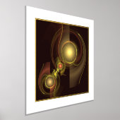 Impressions Dorure Connexion intime Art Abstrait (Poser)