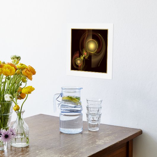 Impressions Dorure Connexion intime Art Abstrait (Couchage (Cuisine))