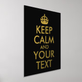 Impressions Dorure Conserver le calme et le texte (Poser)