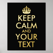 Impressions Dorure Conserver le calme et le texte (Recto)