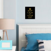 Impressions Dorure Conserver le calme et le texte (In situ (chambre))