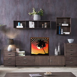 Impressions Dorure Coucher de soleil à Miami