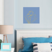 Impressions Dorure Croquis floral moderne Iris Flower Spring (In situ (chambre))