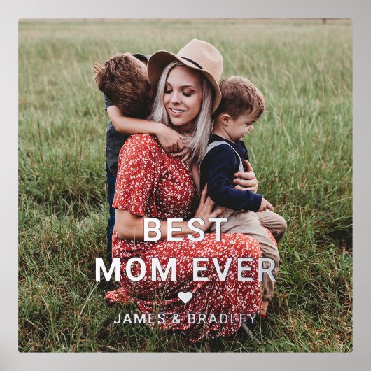 Impressions Dorure Cute BEST MAMA EVER Heart Mother's Day (Recto)