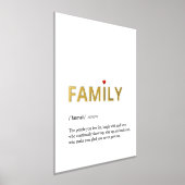 Impressions Dorure Définition de FAMILY minimum or blanc (Poser)