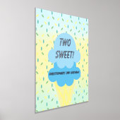 Impressions Dorure Deux crème glacée douce 2e anniversaire (Poser)