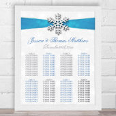 Impressions Dorure Diamante Snowflake & Blue Ribbon Mariage d'hiver