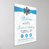 Impressions Dorure Diamante Snowflake & Blue Ribbon Mariage d'hiver (Poser)