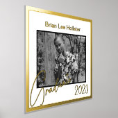 Impressions Dorure Diplôme Supérieur Personnalisé Photo (Poser)