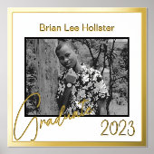 Impressions Dorure Diplôme Supérieur Personnalisé Photo (Recto)