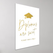 Impressions Dorure Diplômes : Douce Graduation Party Foil Sign (Poser)