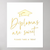 Impressions Dorure Diplômes : Douce Graduation Party Foil Sign (Recto)