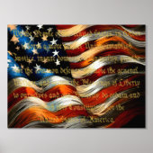 Impressions Dorure Drapeau Pastel Dessin Préambule Or (Recto)