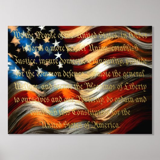 Impressions Dorure Drapeau Pastel Dessin Préambule Or (Recto)