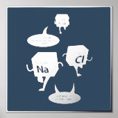 Impressions Dorure Drôle Table Périodique Salle De Bac Salle De Bain (Recto)