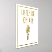Impressions Dorure Écoutez sur les ondes (Poser)