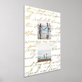 Impressions Dorure Écriture Attendre sur le Seigneur Deux photos (Poser)