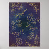 Impressions Dorure Elégant design Gold Foil pour une touche luxueuse (Recto)