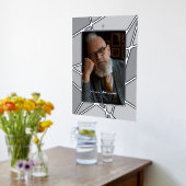 Impressions Dorure Elegant Grey Abstract Photo Memorial Funeral (Couchage (Cuisine))