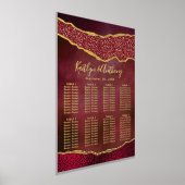 Impressions Dorure Elégant Mariage d'Agate Burgundy & Or (Poser)